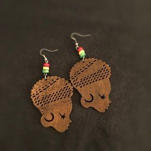 Wooden, African inspired